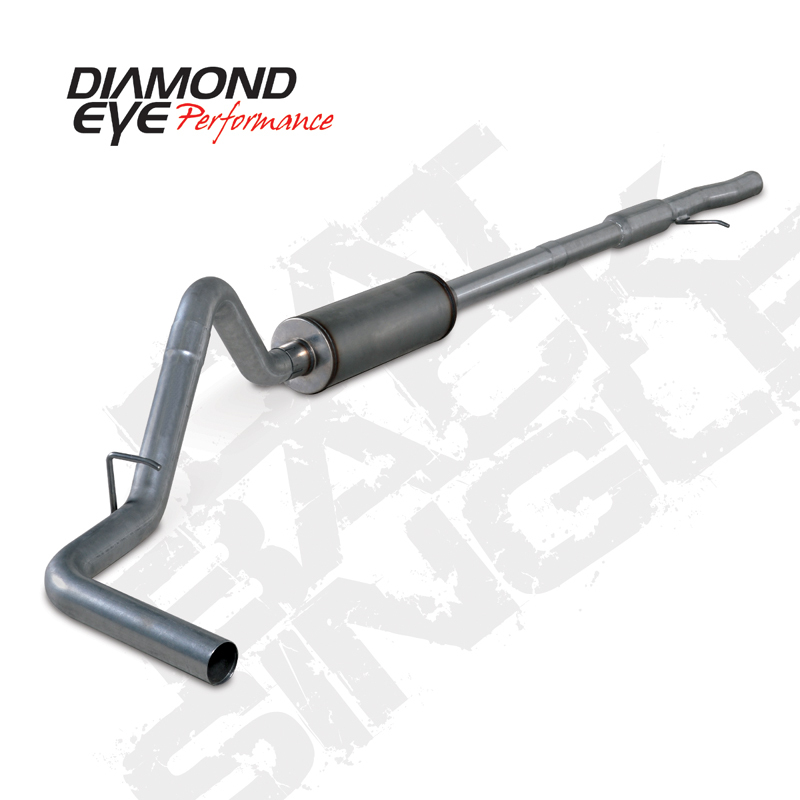 Chevrolet 1500 Performance Exhaust - Diamond Eye Performance - Cat Back Dual Gas 3in - `15-`16